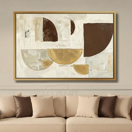 Art abstrait Earth Patches - décoration modern