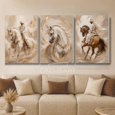 Art abstrait Royal Equine Elegance - abstrait