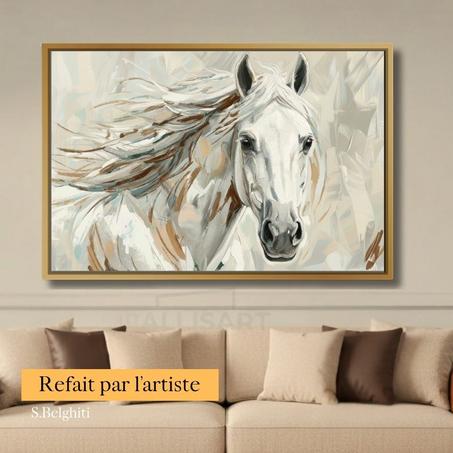 Art abstrait Equine Spirit - décoration modern