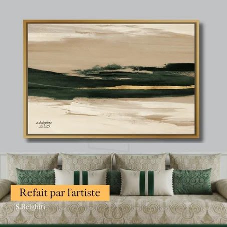 Art abstrait Sand & Forest - décoration modern