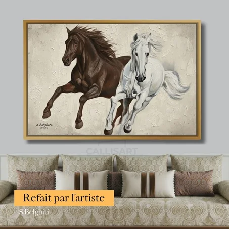 Art abstrait Windborn Riders - décoration modern