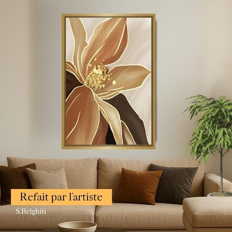 Art abstrait The Glowing Center- décoration modern