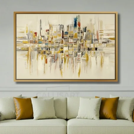 Art abstrait  City Rhythm - décoration modern