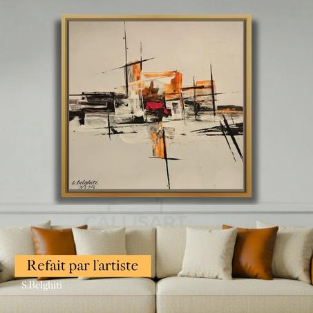 Art abstrait Chromatic Balance- décoration modern