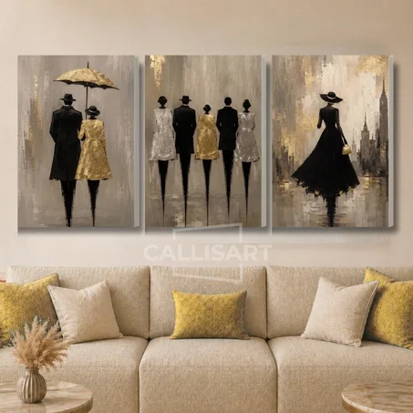 Art abstrait Timeless City Splendor  - abstrait