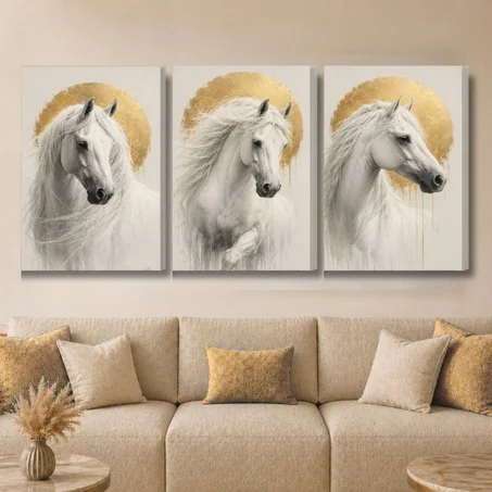 Art abstrait Celestial Horse- abstrait