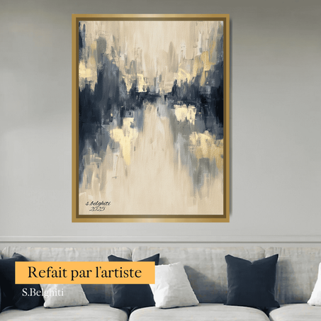 Art abstrait City night - décoration modern