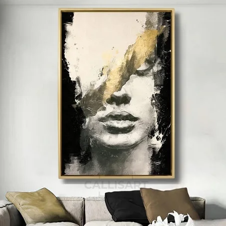 Art abstrait Echoes Portrait - Decoration modern