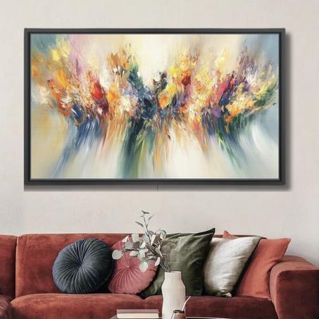 Art abstrait Floral Rhapsody - décoration modern