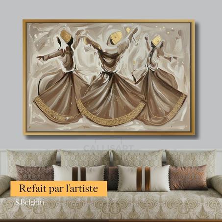 Art abstrait Mystic Dance - décoration modern