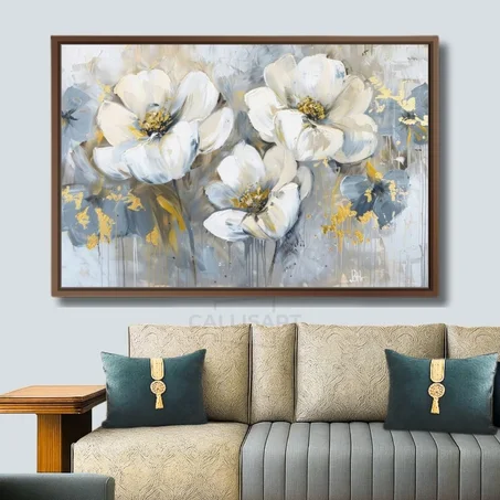 Art abstrait The Flower's Hue - décoration modern