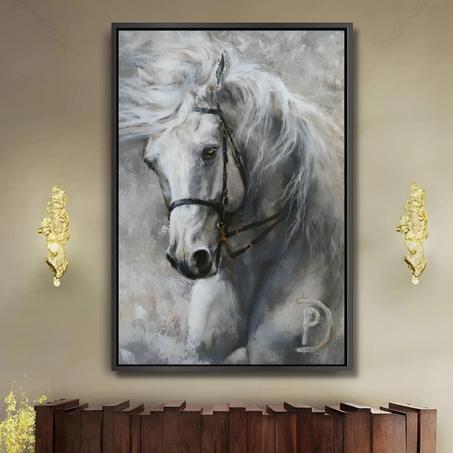 Art abstrait CHEVAL - décoration modern