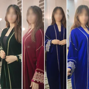 Kimonos Velours : L'Éclat Brodé