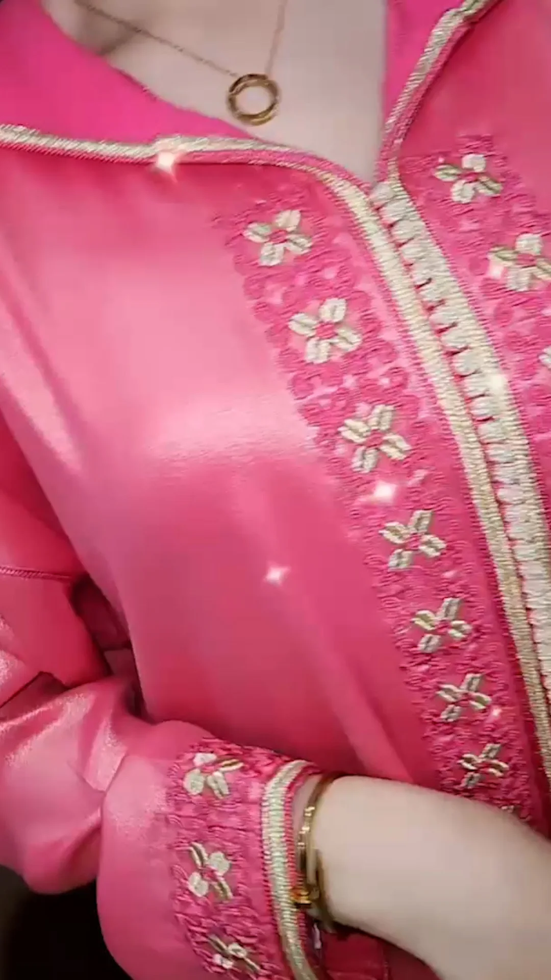 جلابة من قطعة واحدة ROSE FONCE