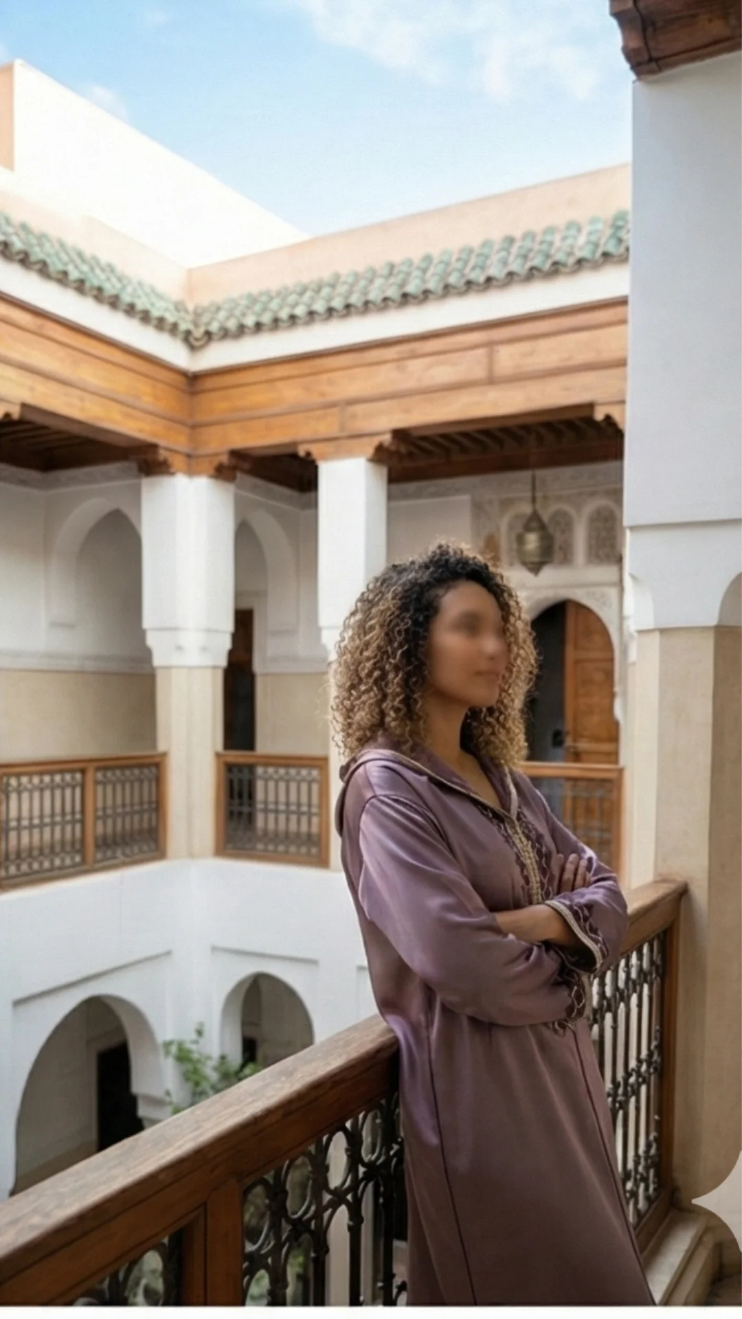 جلابة من قطعة واحدة violet pâle