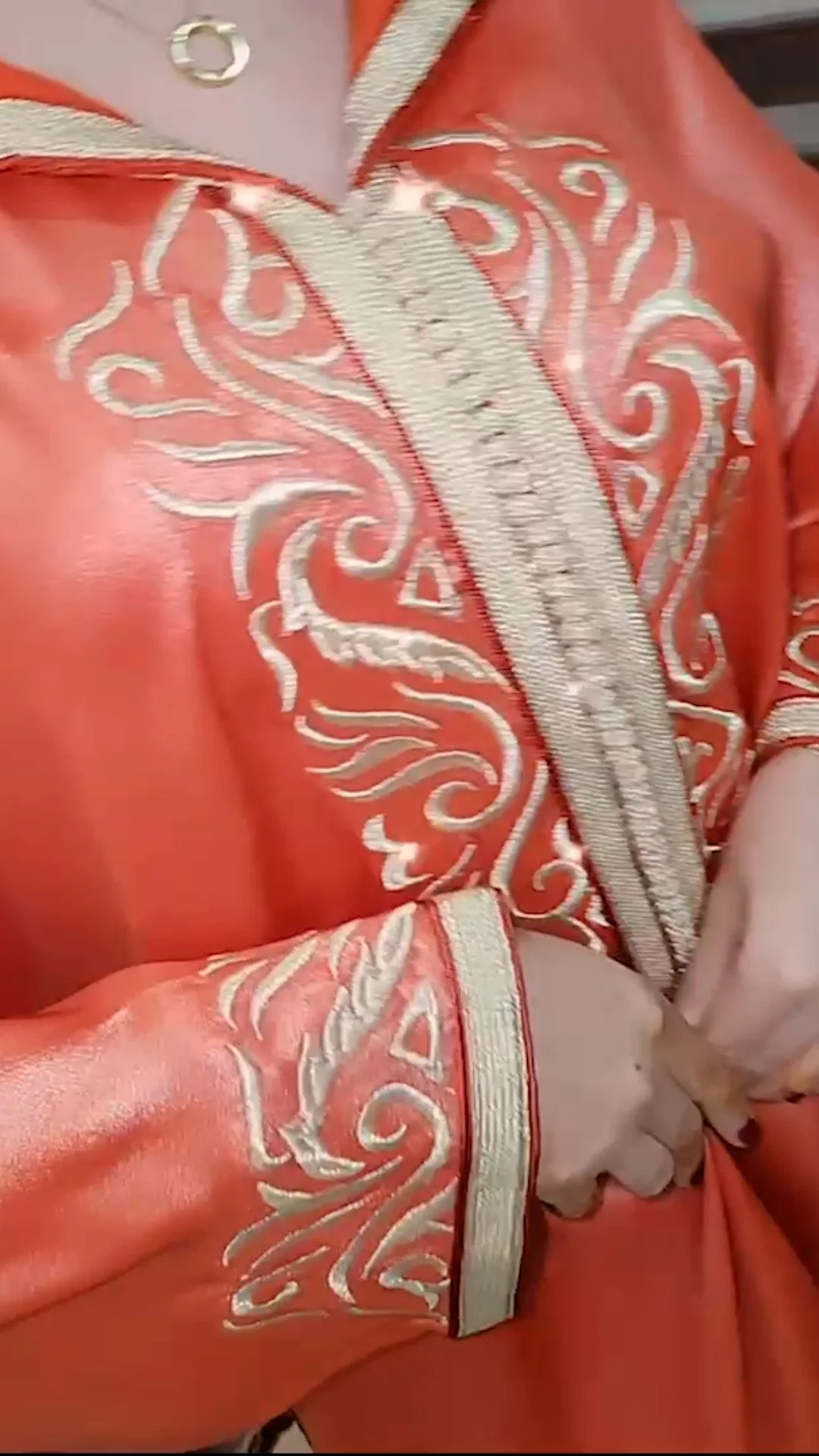 جلابة من قطعة واحدة ORANGE