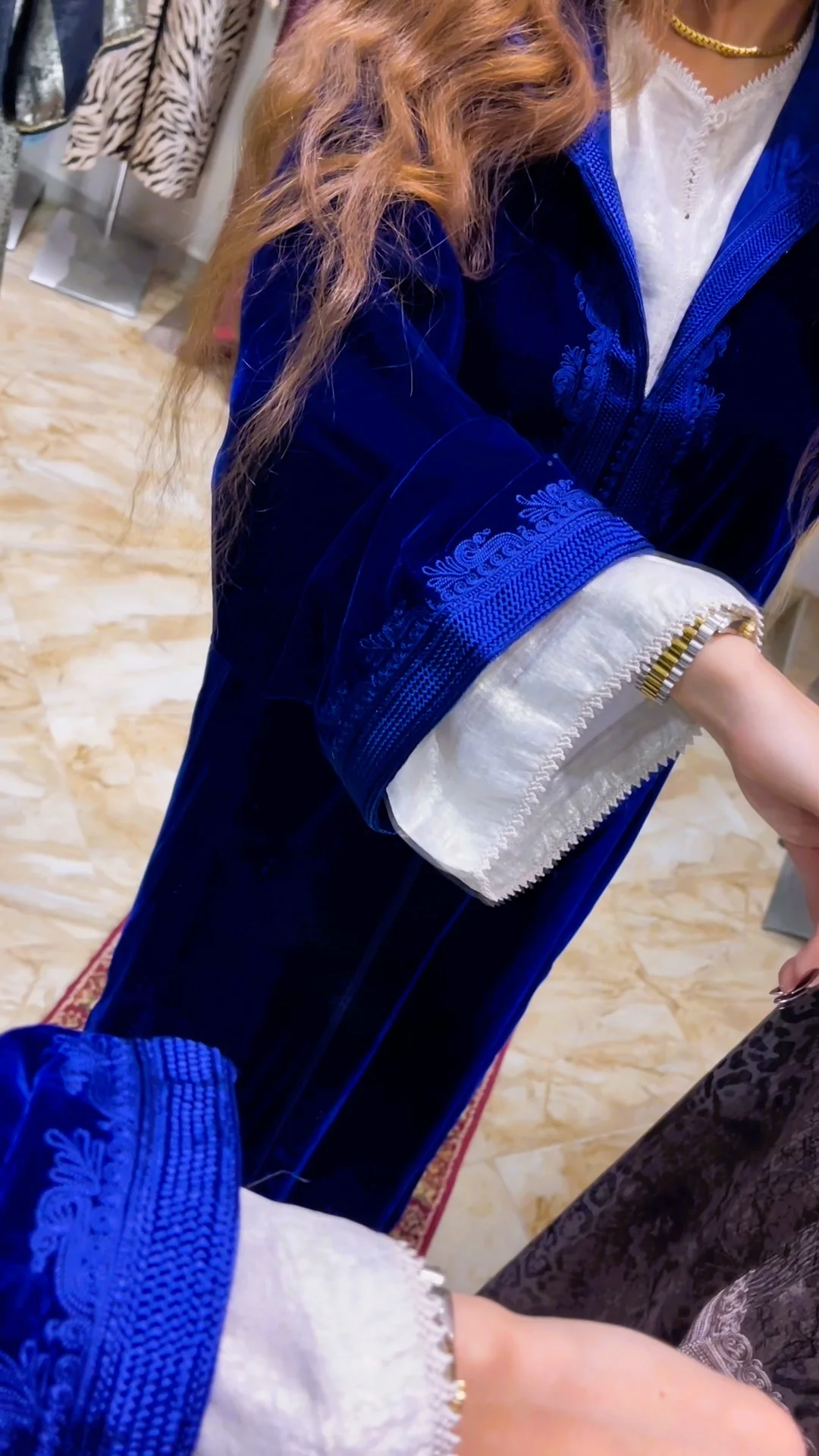 simple Bleu Roi  intérieur Blanc Lumineux