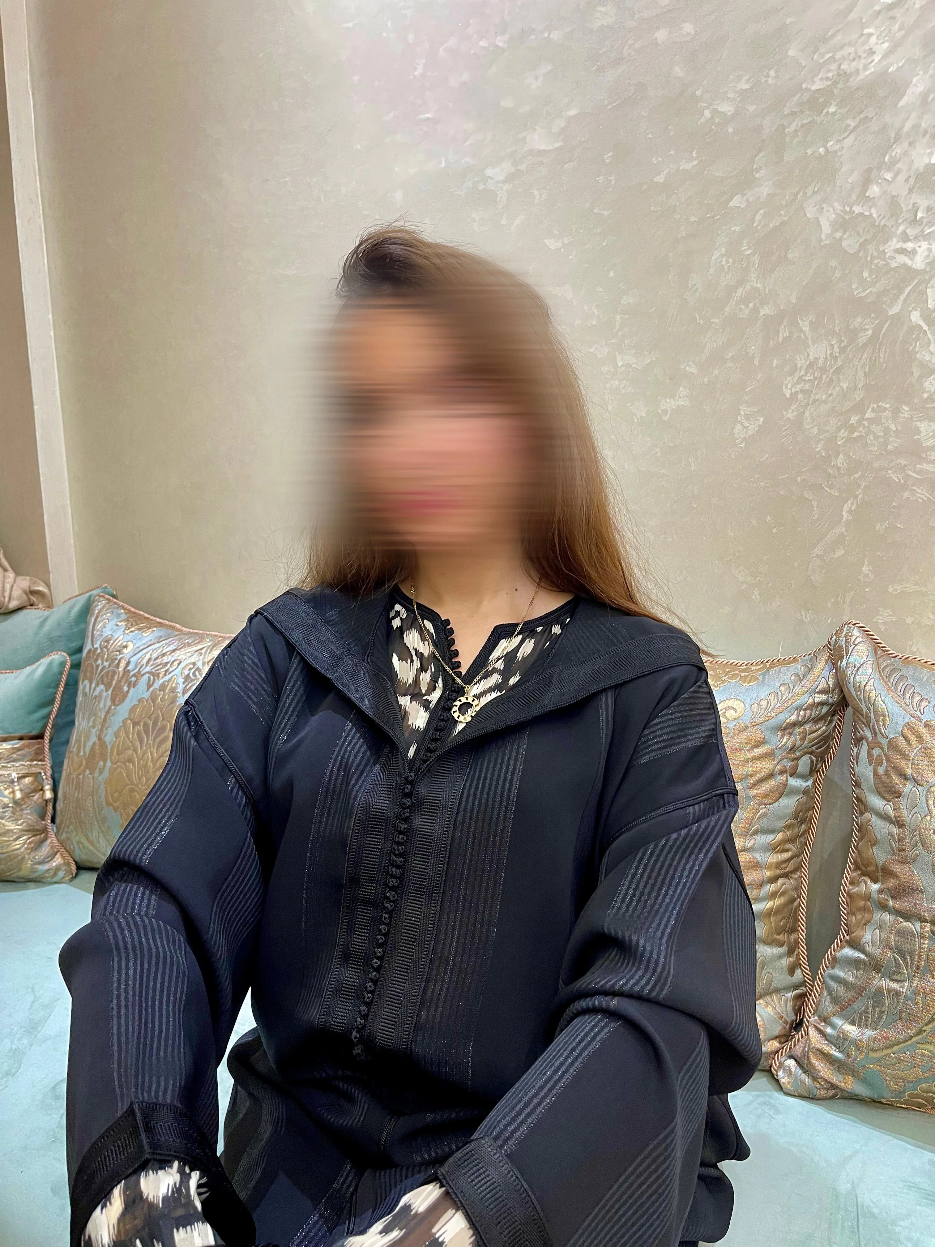 جلابة بنمط الزيبر من قطعتين 2