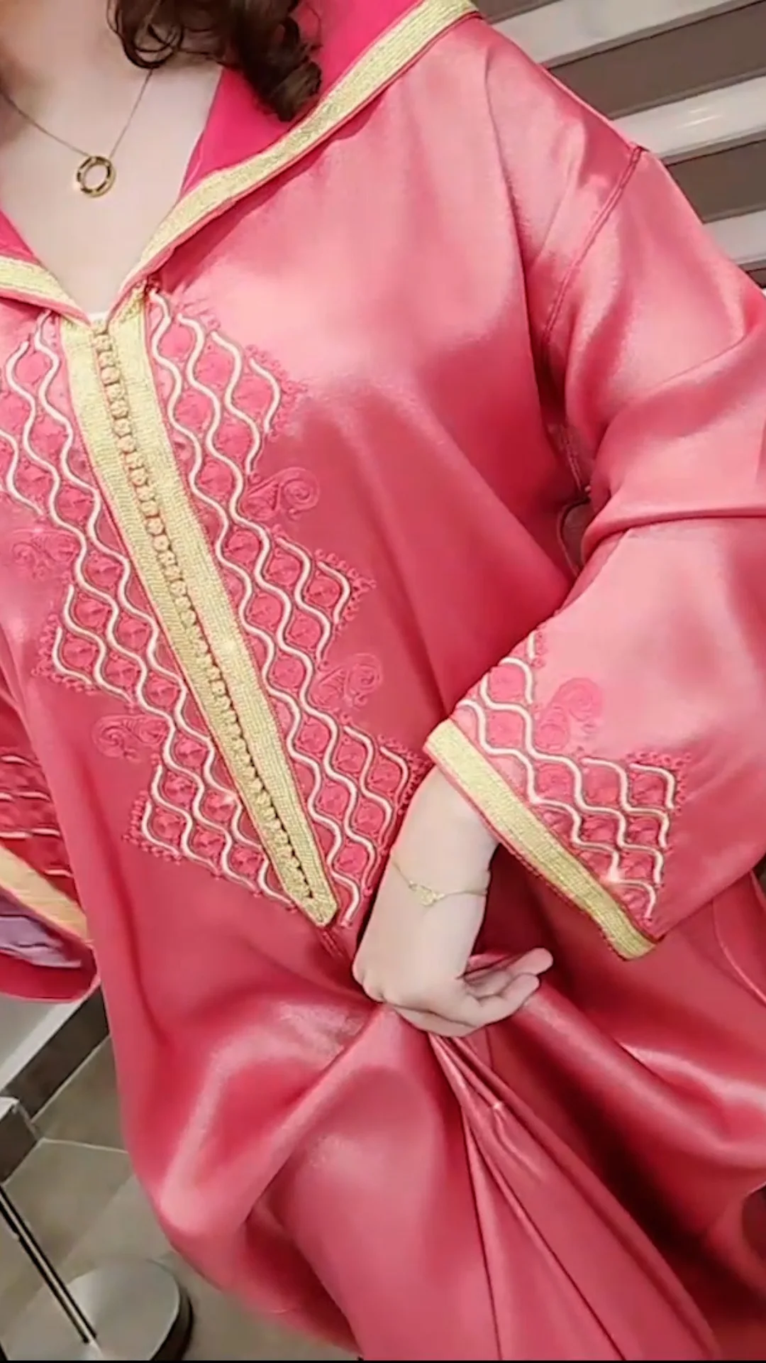 جلابة من قطعة واحدة ROSE INDIEN