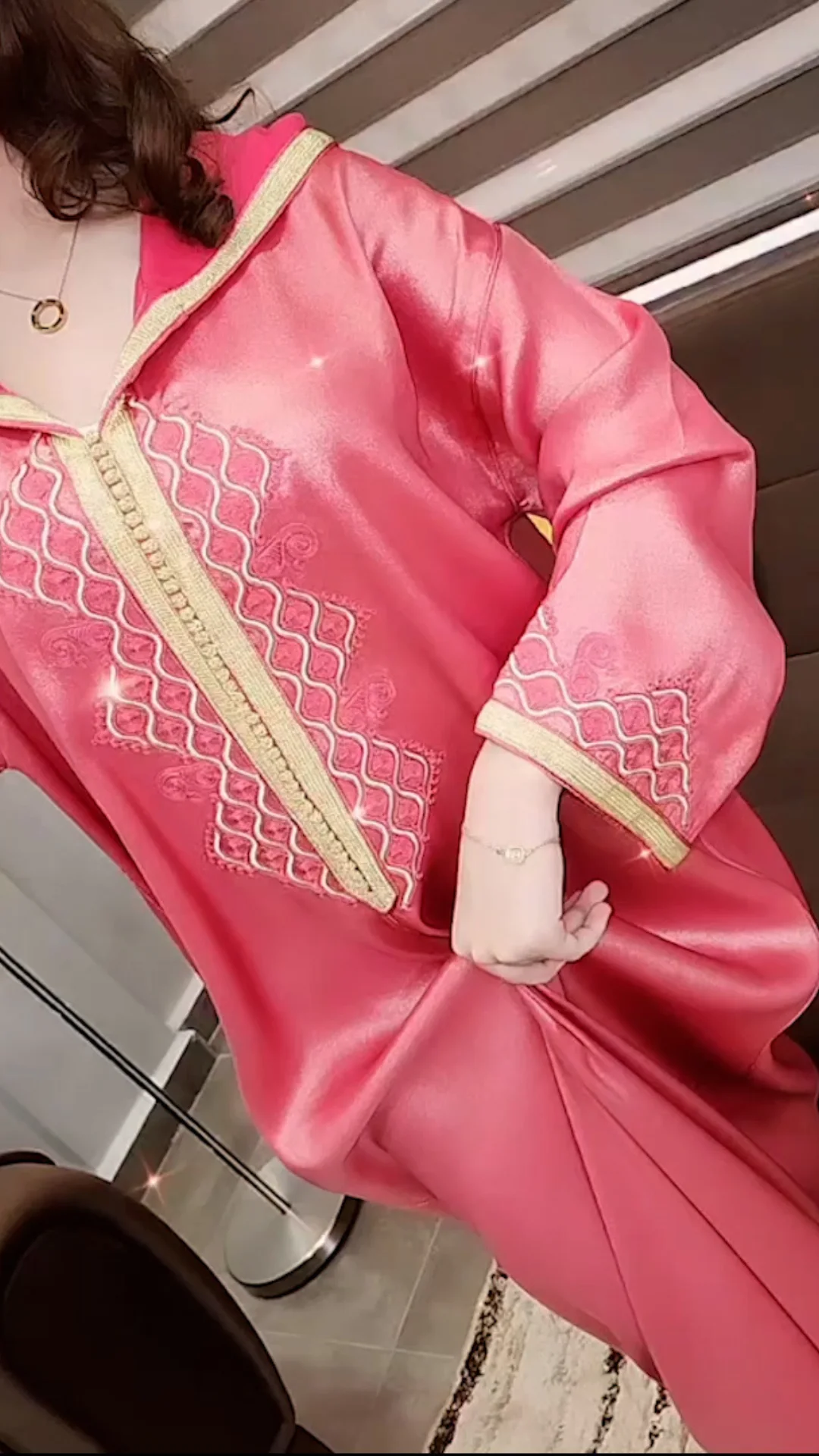 جلابة من قطعة واحدة ROSE INDIEN