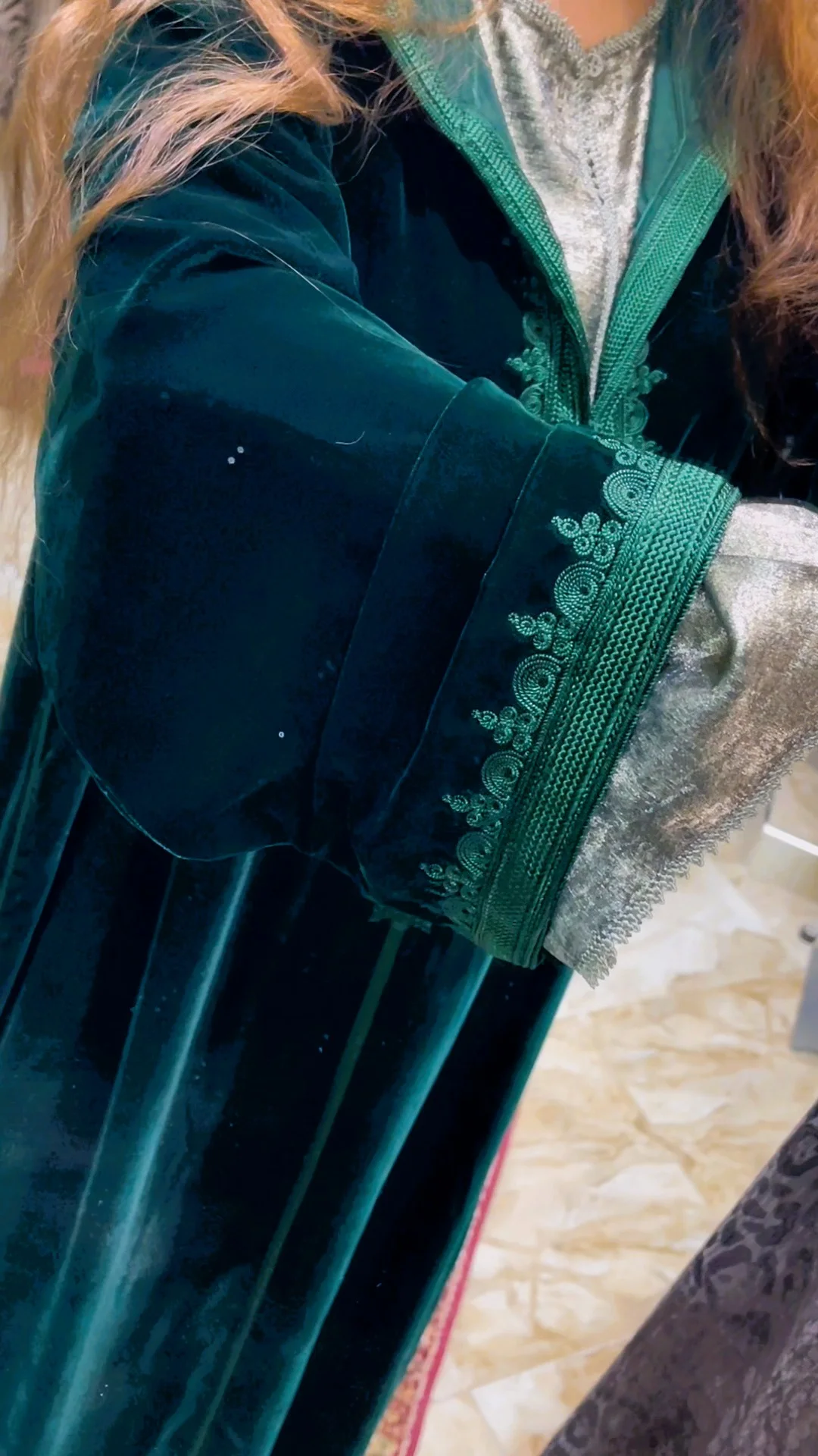 simple Vert Émeraude marié à l'Argenté