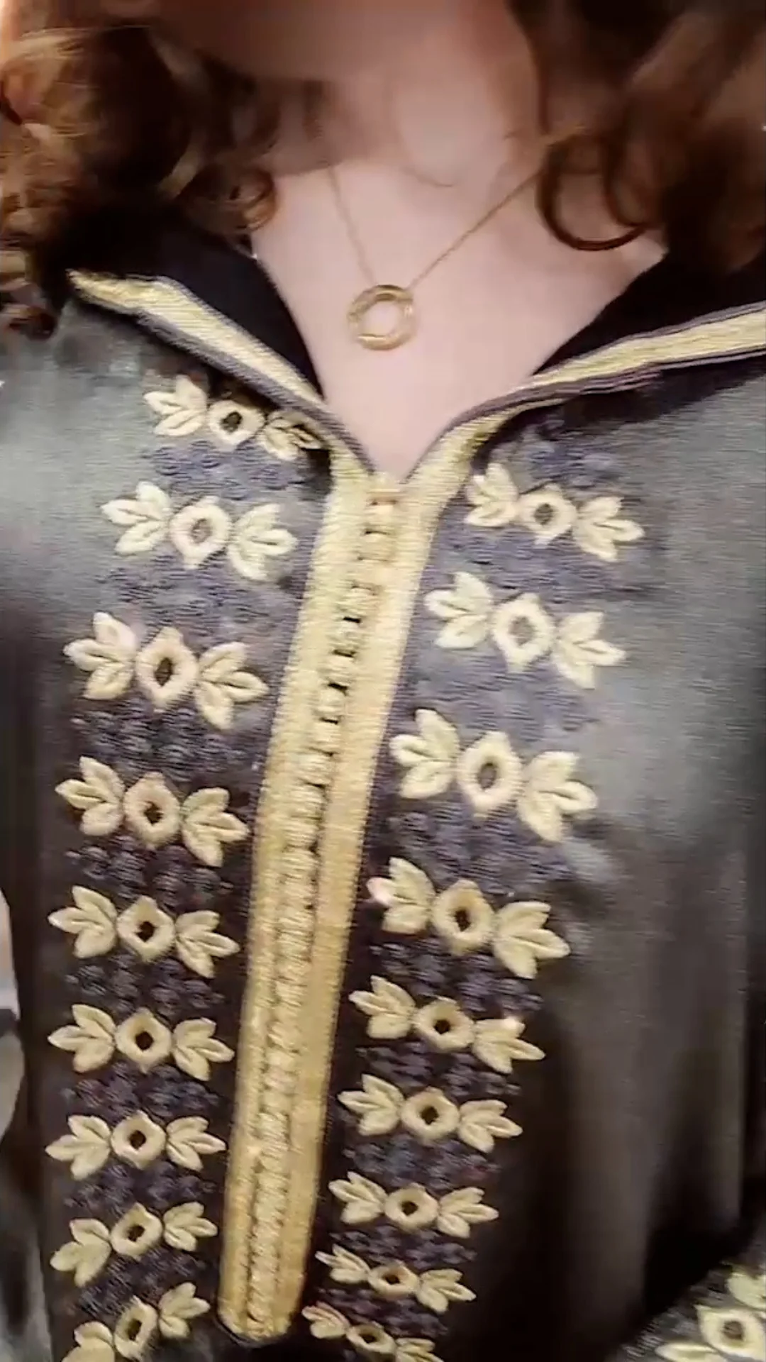 جلابة من قطعة واحدة NOIR BRILLANT