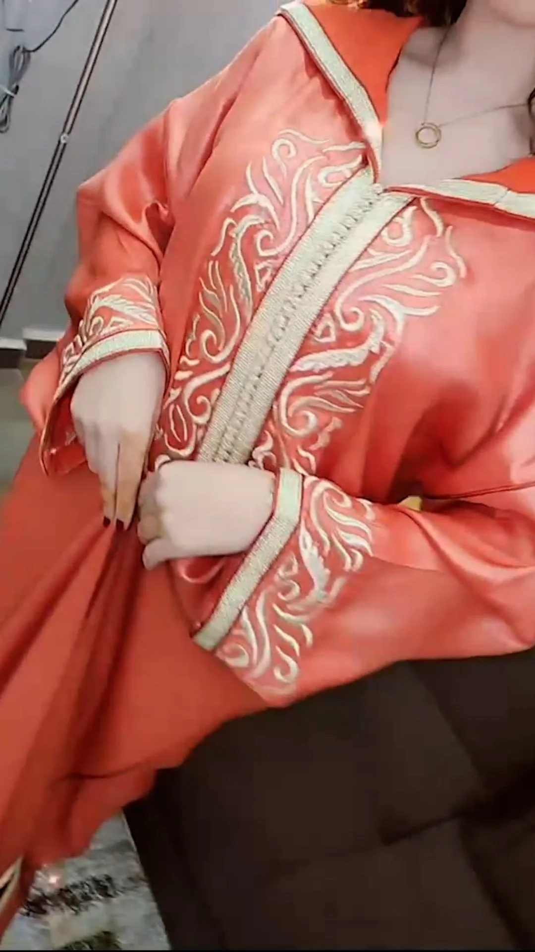 جلابة من قطعة واحدة ORANGE