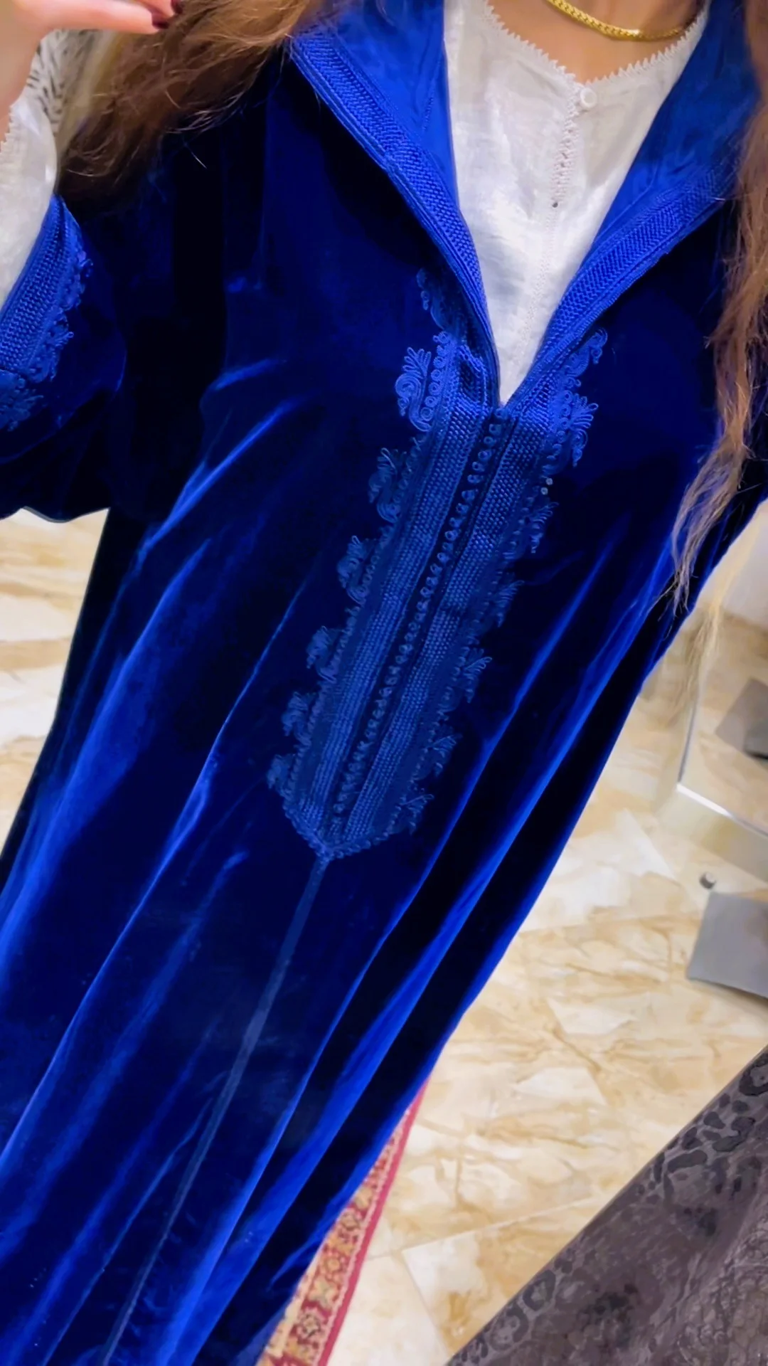 simple Bleu Roi  intérieur Blanc Lumineux