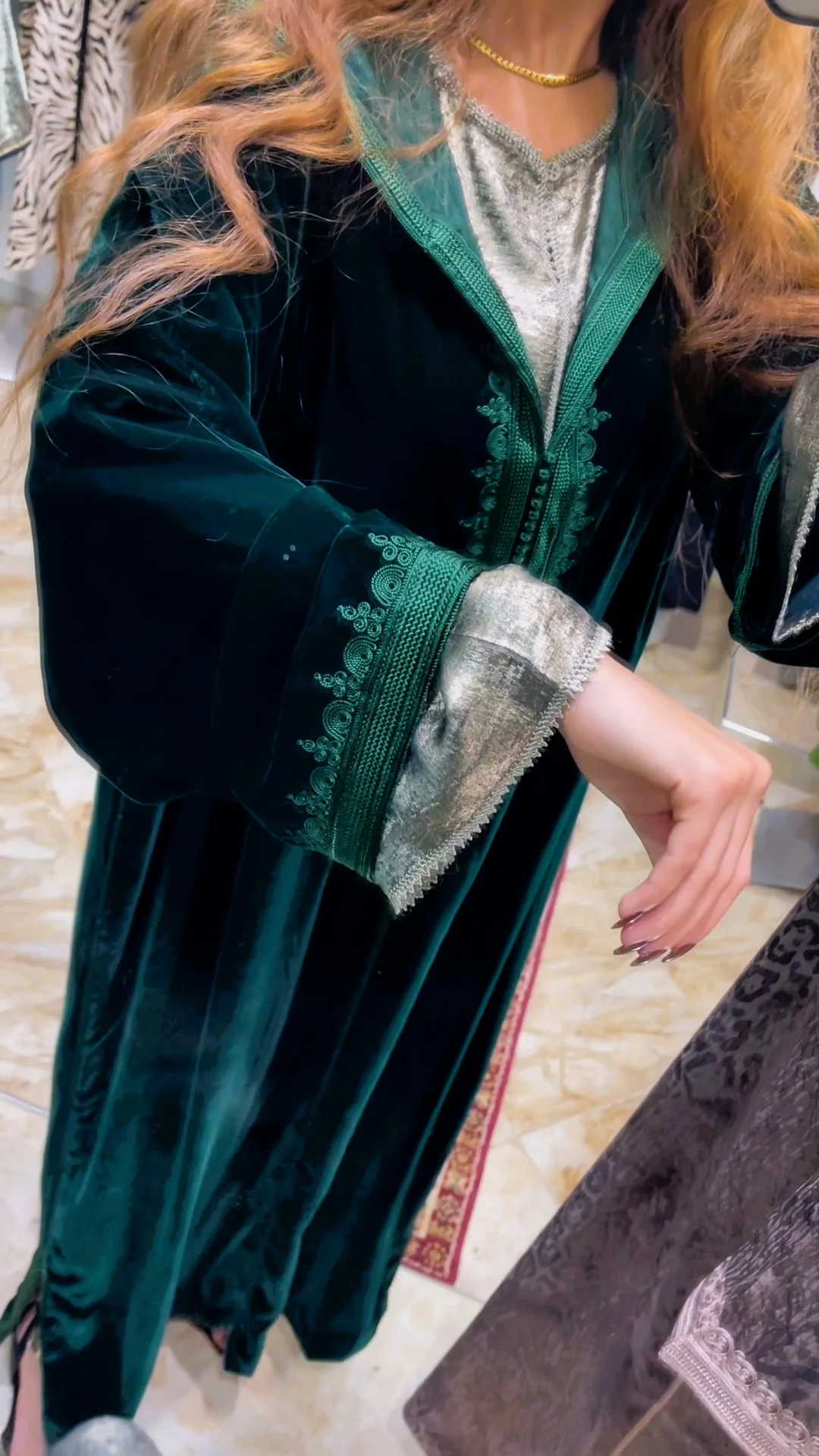 simple Vert Émeraude marié à l'Argenté