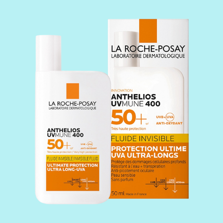 Anthelios UVMUNE 400 Crème Solaire fluide invisible sans parfum