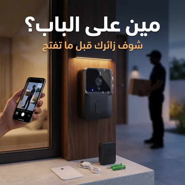 كاميرا جرس الباب ضمان عام