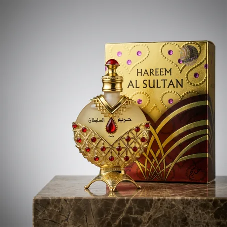 🇸🇦 زيت عطر حريم السلطان الذهبي الأصلي (35 مل) — ترند الأنوثة والجاذبية الملكية بقطرات زيتية تدوم طويلاً! ✨👑