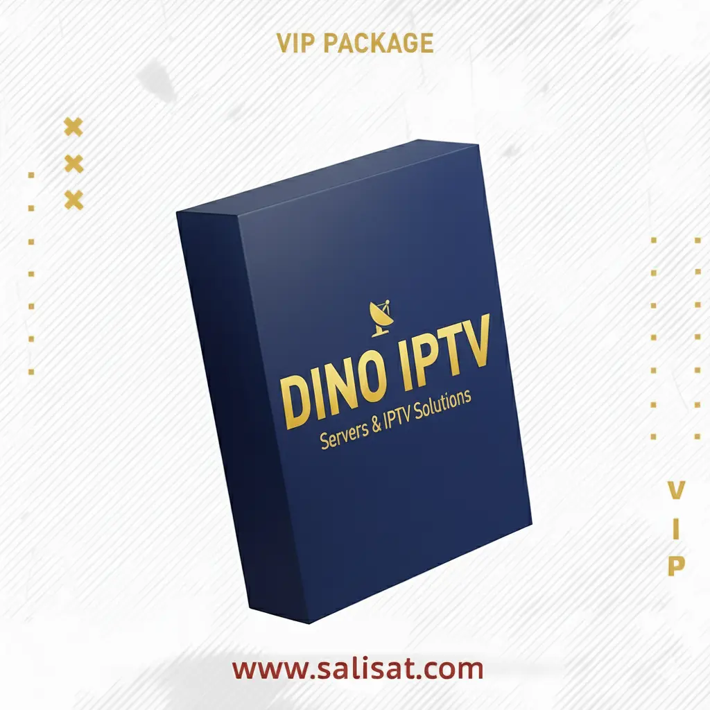 Dino IPTV interface on Smart TV – 4K and Full HD channels from Salisat