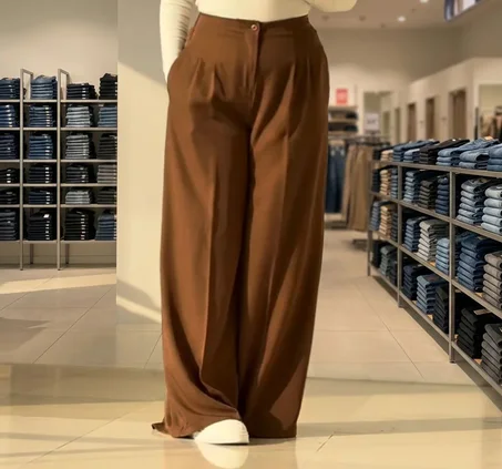 بنطالون  DIRGAL قصة واسعة فخامة هادئة ترافقك في كل وقت