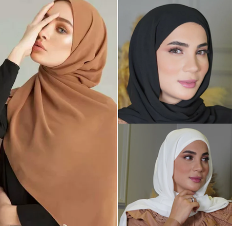 حجاب INSTANT HIJAB الأصلي المصنوع من الشيفون الفاخر الأكثر ابتكارا في العالم