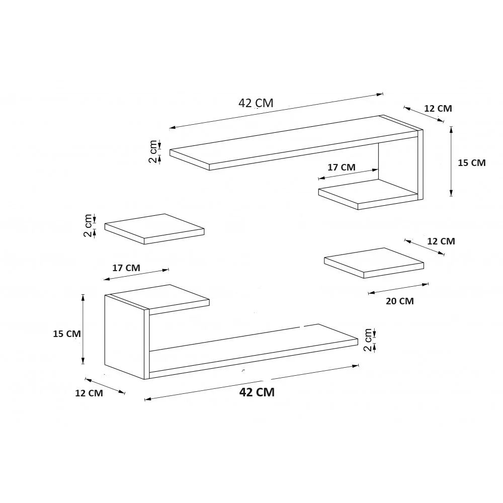 Etagères murale XC88