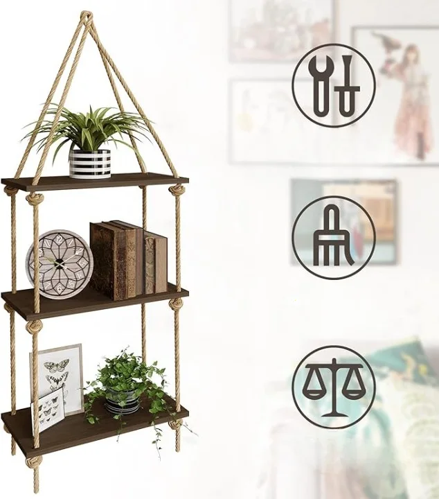 أرفف حائط معلقة + التوصيل مجاني