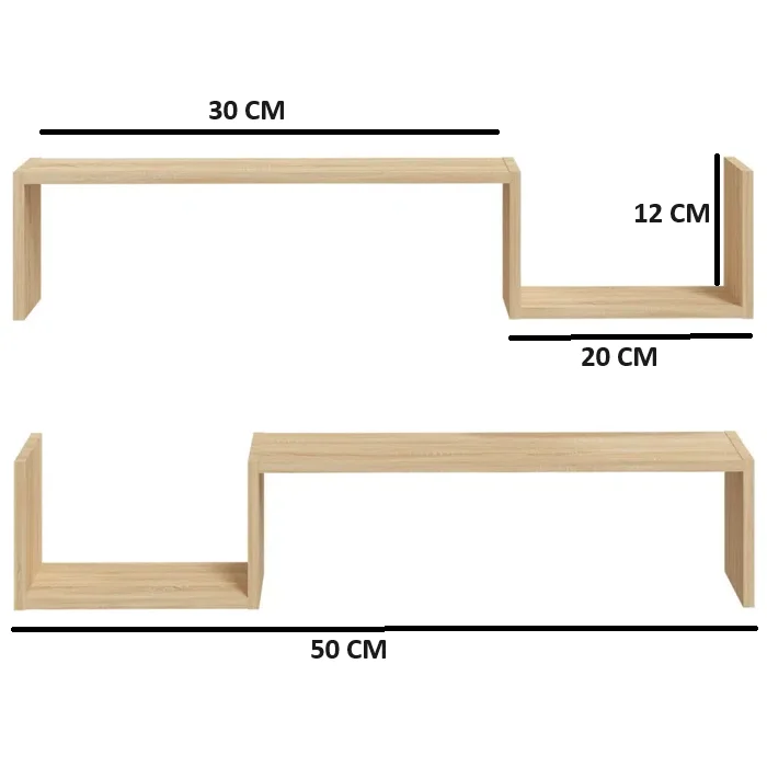 Tablette flottante 2 pièces Taylorsville