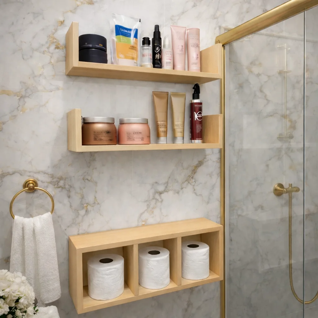 JDM رفوف عائمة عملية وجميلة - + توصيل بالمجان