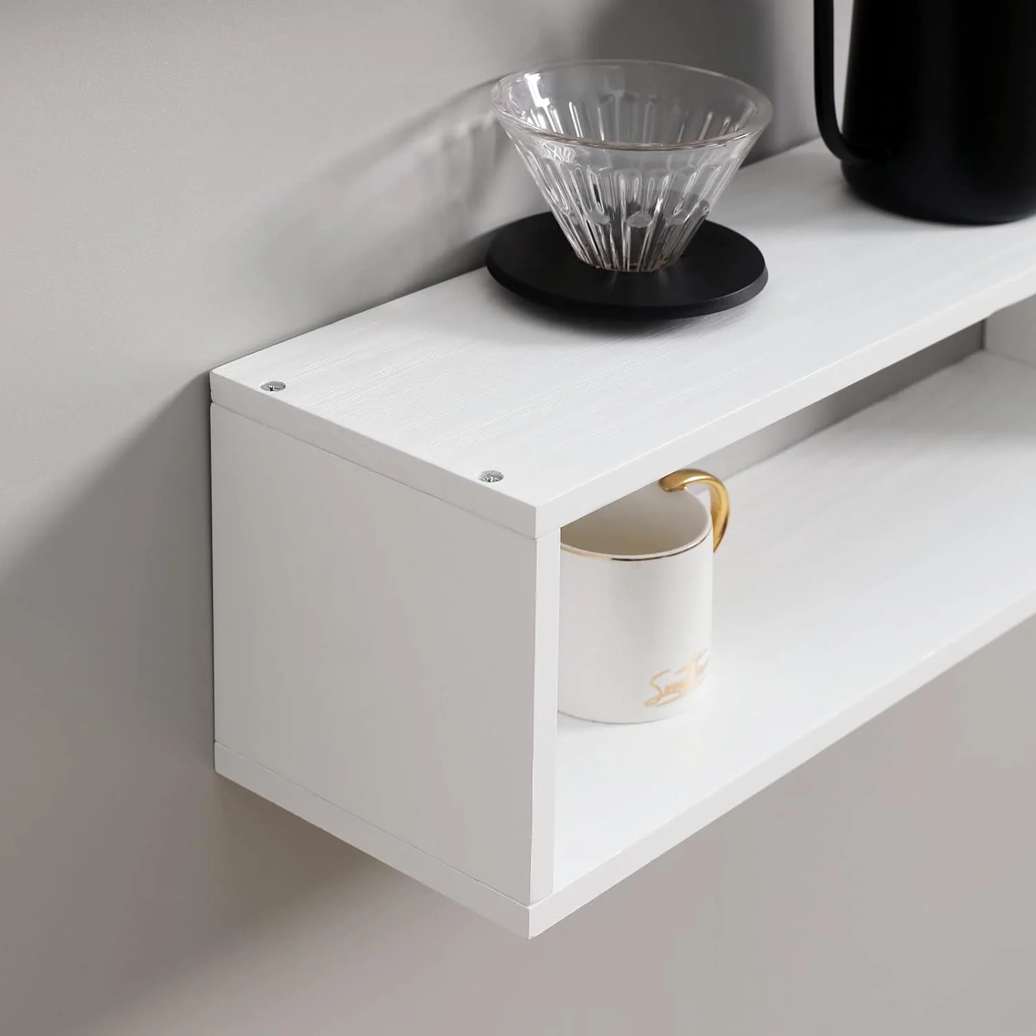 Lptain مجموعة ارفف عائمة  من 4 قطع + توصيل مجاني