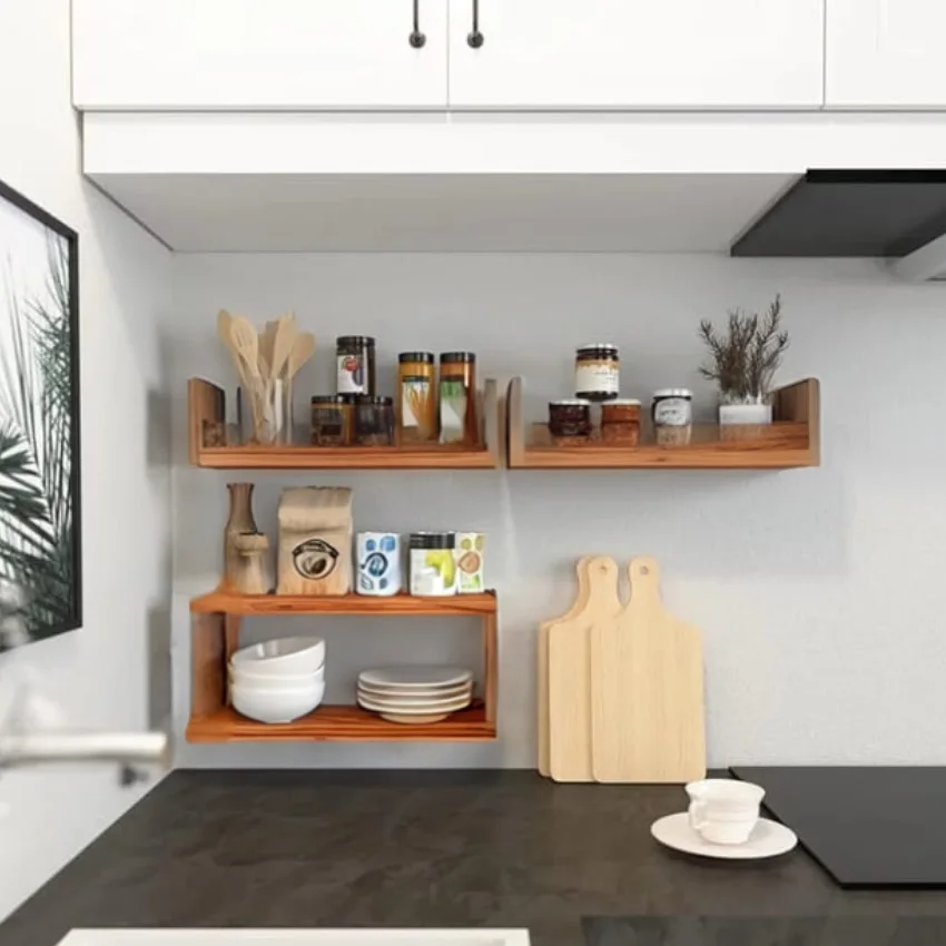 رفوف عائمة عملية وجميلة - تنظيم حمامك وديكورك بسهولة DANAWALL