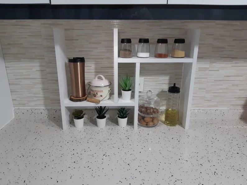 Épices Chic : Organisateur de Cuisine en Bois