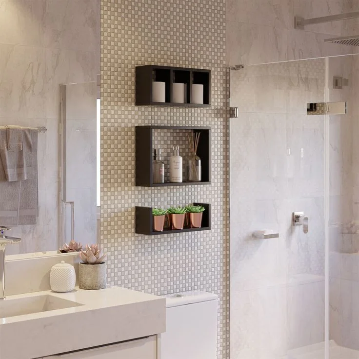 Étagères salle bain