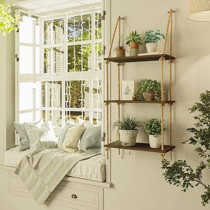 أرفف حائط معلقة + التوصيل مجاني