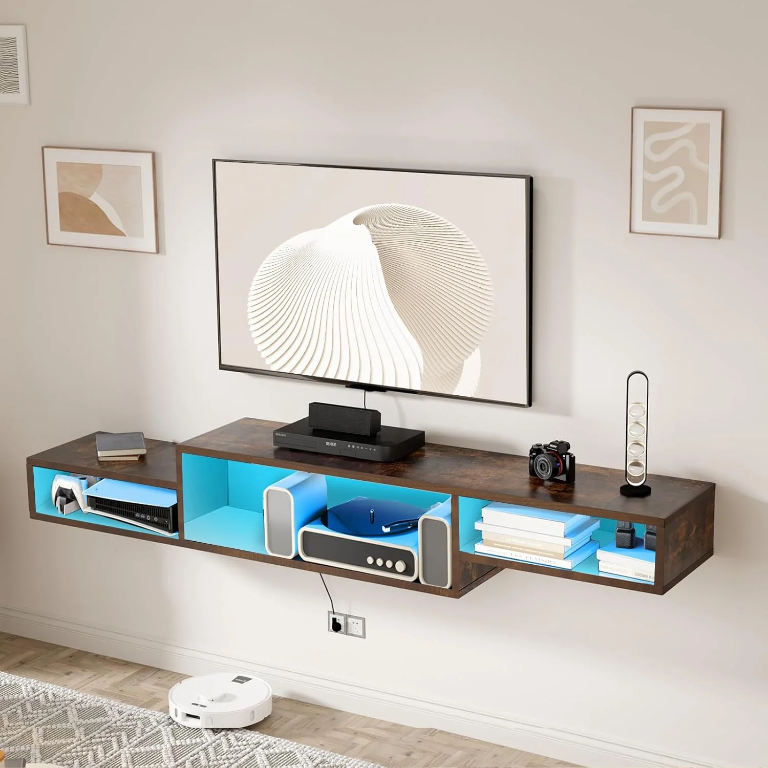 Rolanstar Meuble TV + التوصيل بالمجان