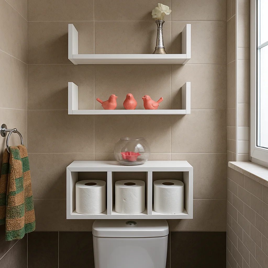 JDM رفوف عائمة عملية وجميلة - + توصيل بالمجان