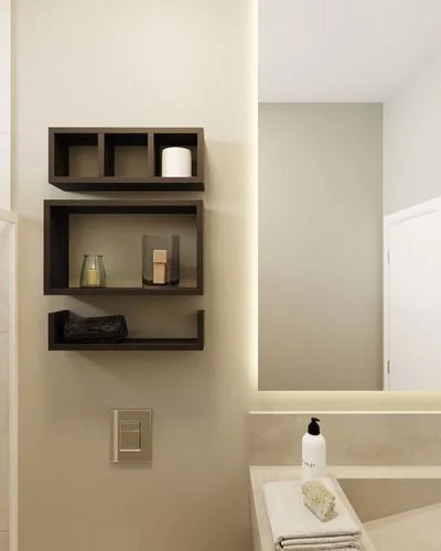 Étagères salle bain
