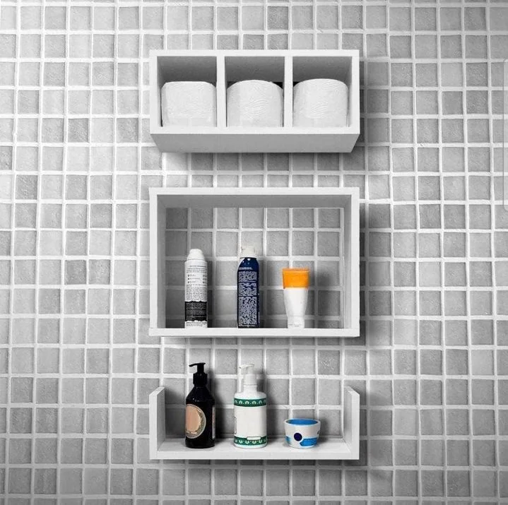 Étagères salle bain