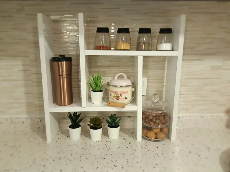 Épices Chic : Organisateur de Cuisine en Bois