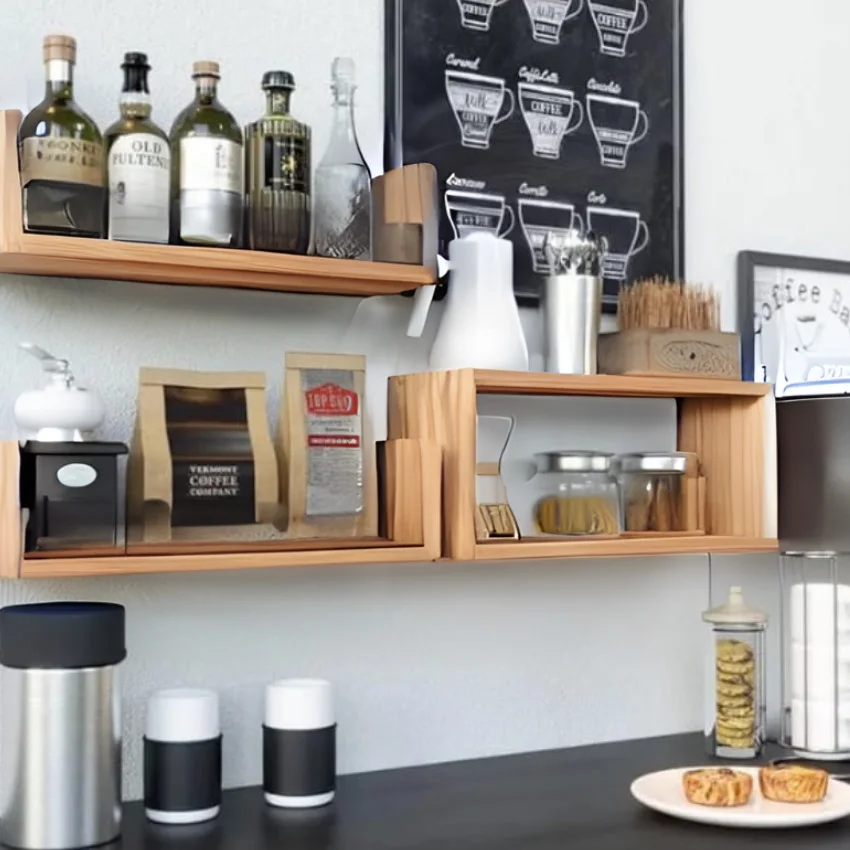 رفوف عائمة عملية وجميلة - تنظيم حمامك وديكورك بسهولة DANAWALL